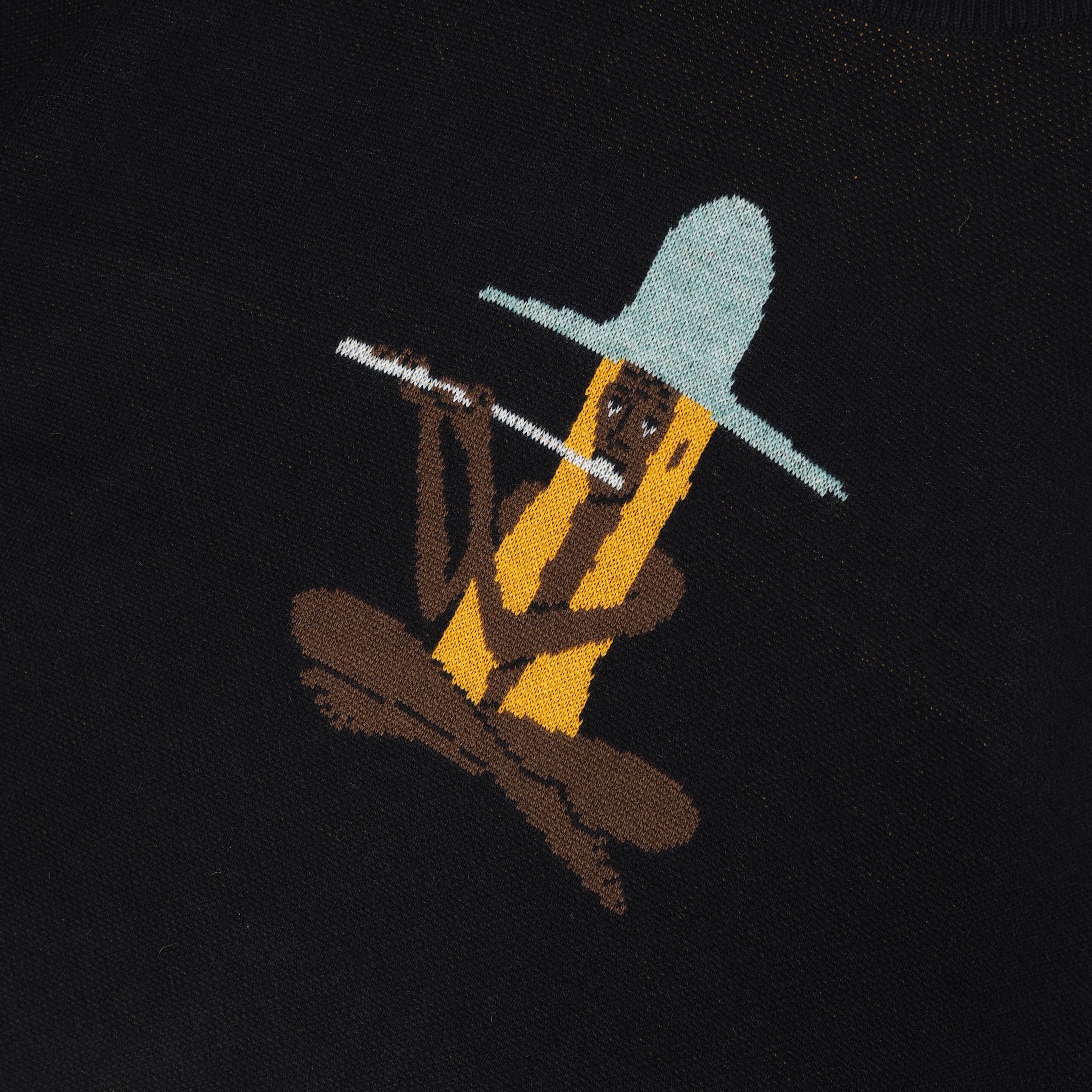 Jungles JUNGLES Flute Knitted Sweater 'Black'