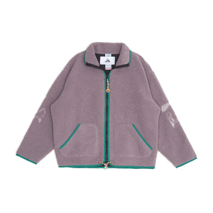 
                  
                    Load image into Gallery viewer, Jungles JUNGLES Solace Zip Thru Sherpa Jacket &amp;#39;Purple&amp;#39;
                  
                