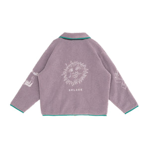 
                  
                    Load image into Gallery viewer, Jungles JUNGLES Solace Zip Thru Sherpa Jacket &amp;#39;Purple&amp;#39;
                  
                