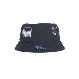 
                  
                    Load image into Gallery viewer, Jungles JUNGLES Let Go Bucket Hat &amp;#39;Black&amp;#39;
                  
                