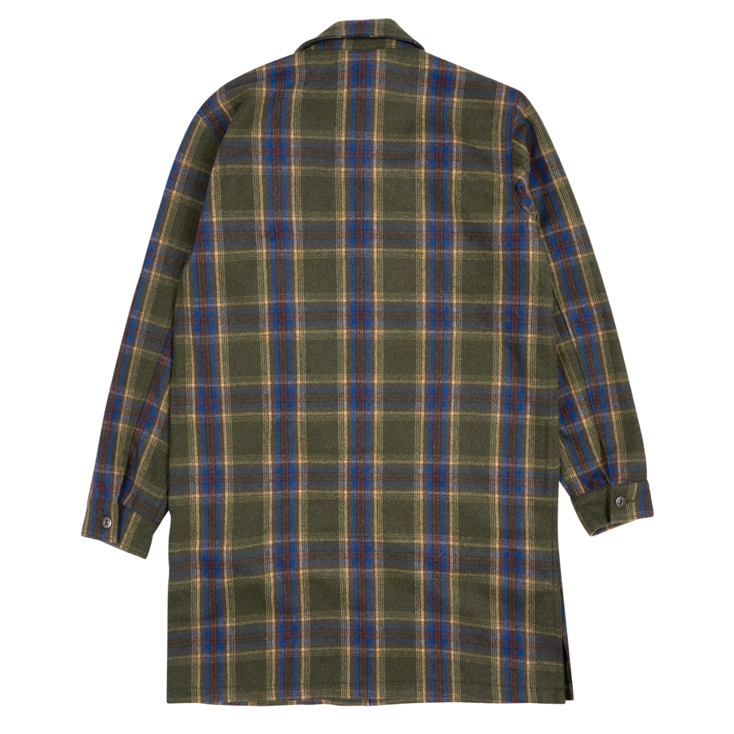 Pleasures Soul Plaid Trenchcoat 'Green'