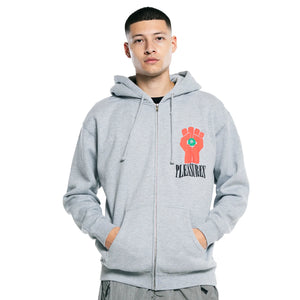 
                  
                    Load image into Gallery viewer, Pleasures HST Zip Hoodie &amp;#39;Heather Grey&amp;#39;
                  
                