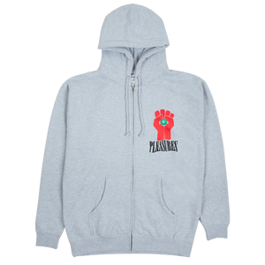 
                  
                    Load image into Gallery viewer, Pleasures HST Zip Hoodie &amp;#39;Heather Grey&amp;#39;
                  
                