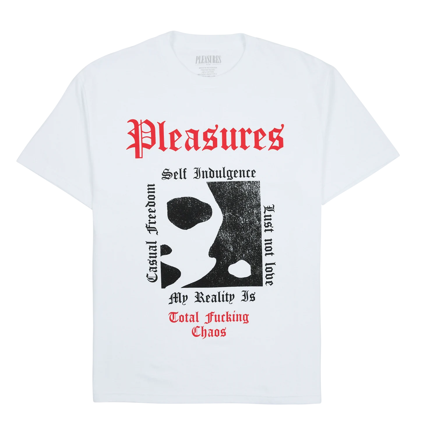 Pleasures Reality T-Shirt 'White'