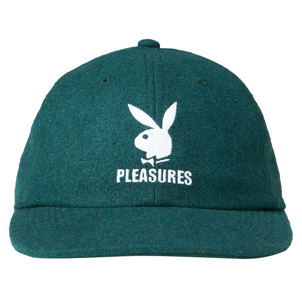 Pleasures x Playboy Wool Strap back 'Forest'