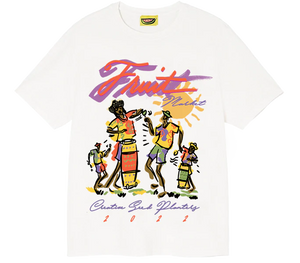 
                  
                    Load image into Gallery viewer, The Fruit Mkt Peace and Freedom Tee &amp;#39;White&amp;#39;
                  
                