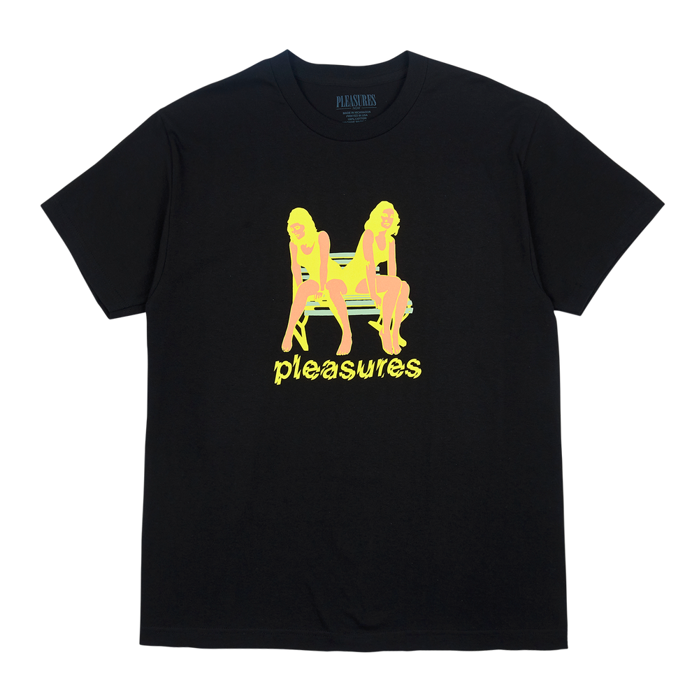 
                  
                    Load image into Gallery viewer, Pleasures Bench T-Shirt &amp;#39;Black&amp;#39;
                  
                