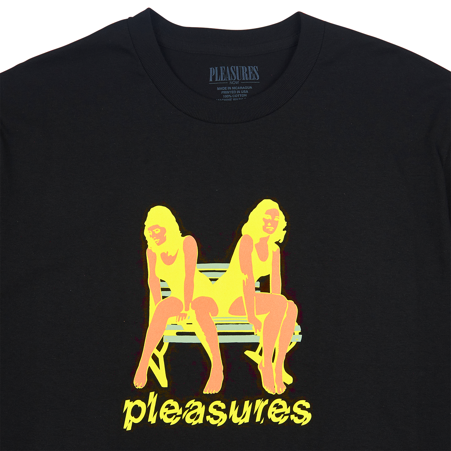 Pleasures Bench T-Shirt 'Black'