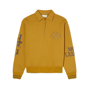 
                  
                    Load image into Gallery viewer, Honor The Gift Prep School Henley Sweater &amp;#39;Mustard&amp;#39;
                  
                