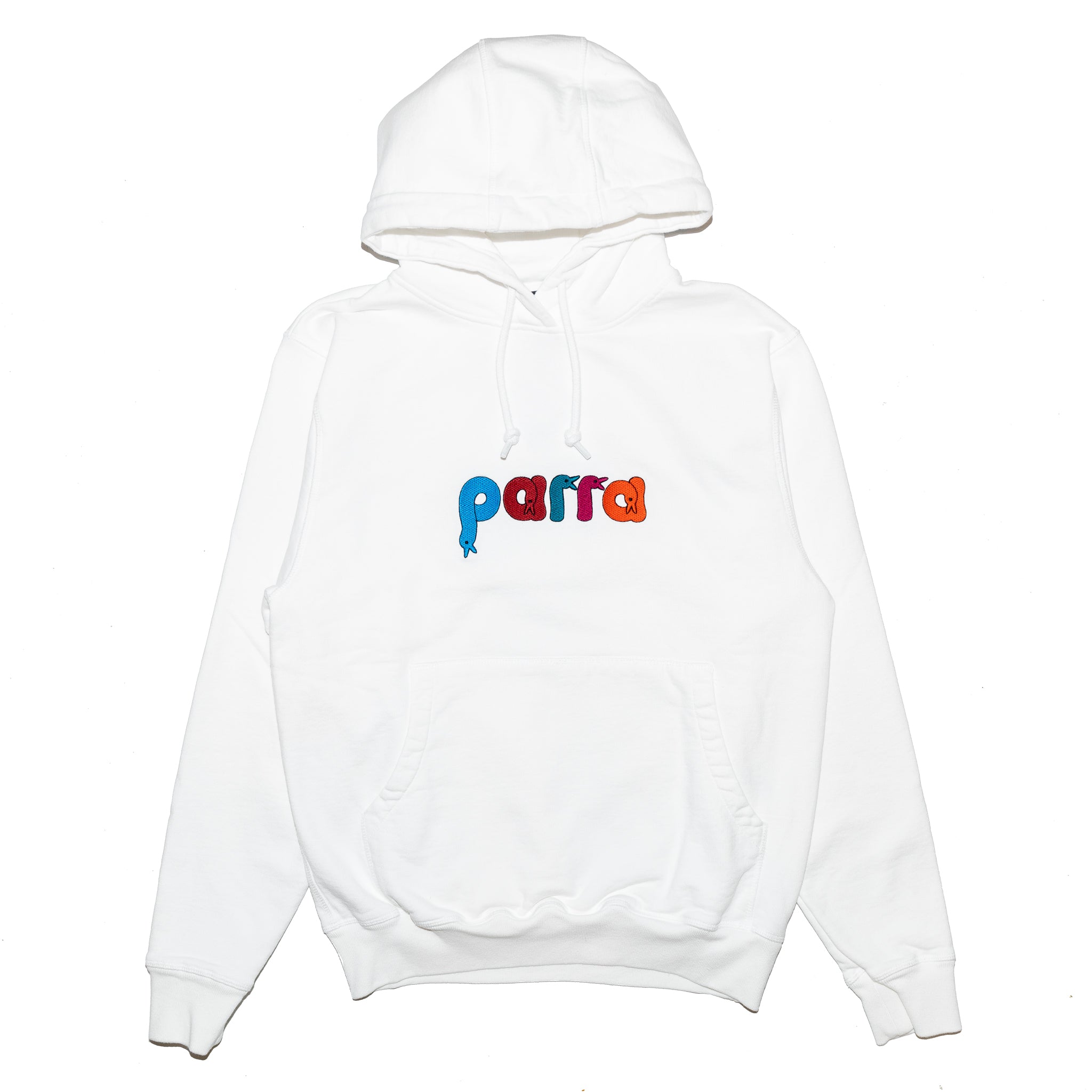 by Parra Bird Face Font Hooded Sweatshirt