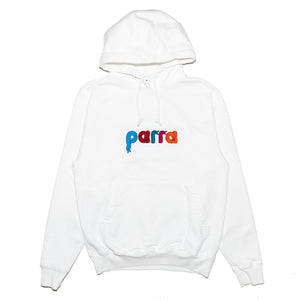 
                  
                    Load image into Gallery viewer, by Parra Bird Face Font Hooded Sweatshirt
                  
                
