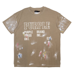 
                  
                    Load image into Gallery viewer, Purple Brand P101 Monument Tee  &amp;#39;Earth Panted&amp;#39;
                  
                