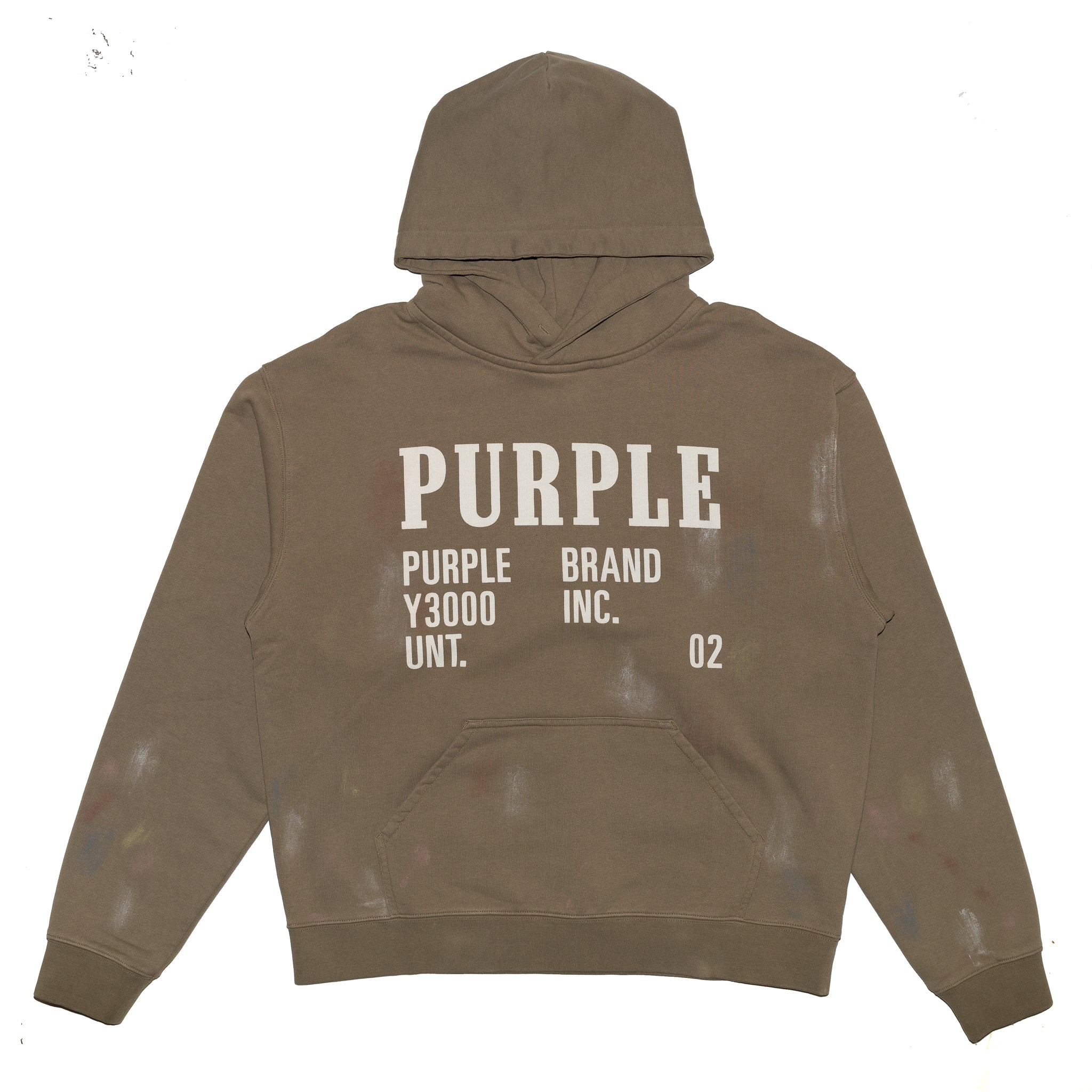 Purple Brand Monument Hoodie 'Earth Painted'