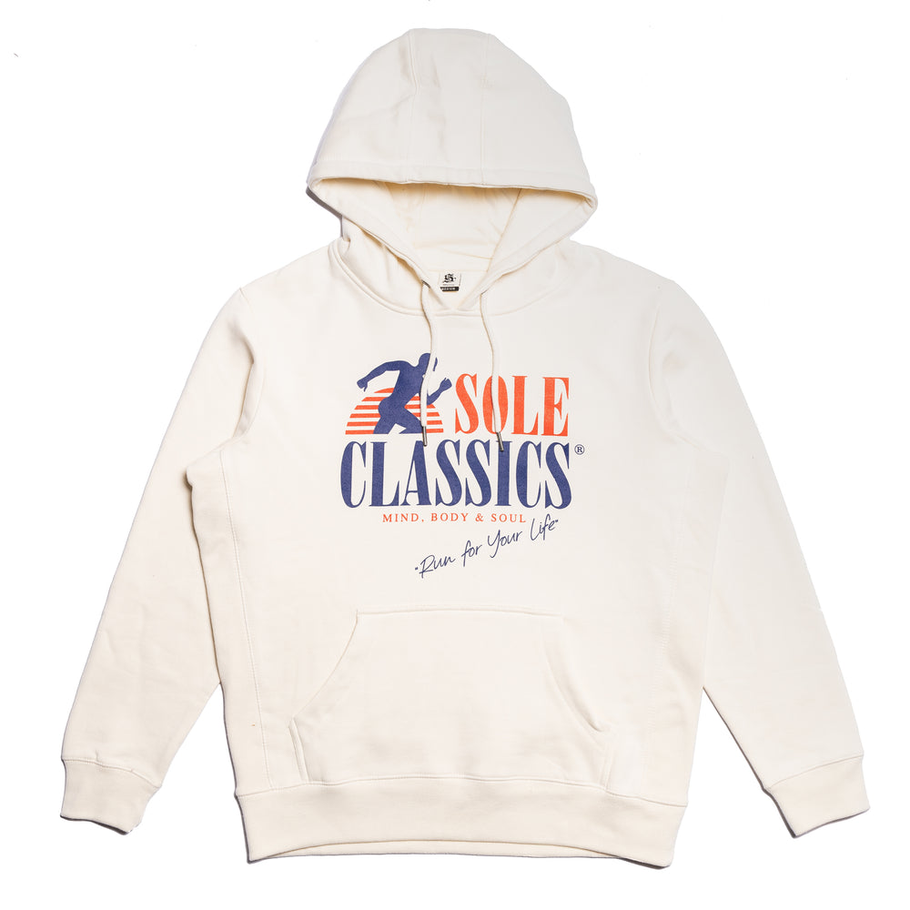 Sole Classics Run For Your Life Hoodie in Natural
