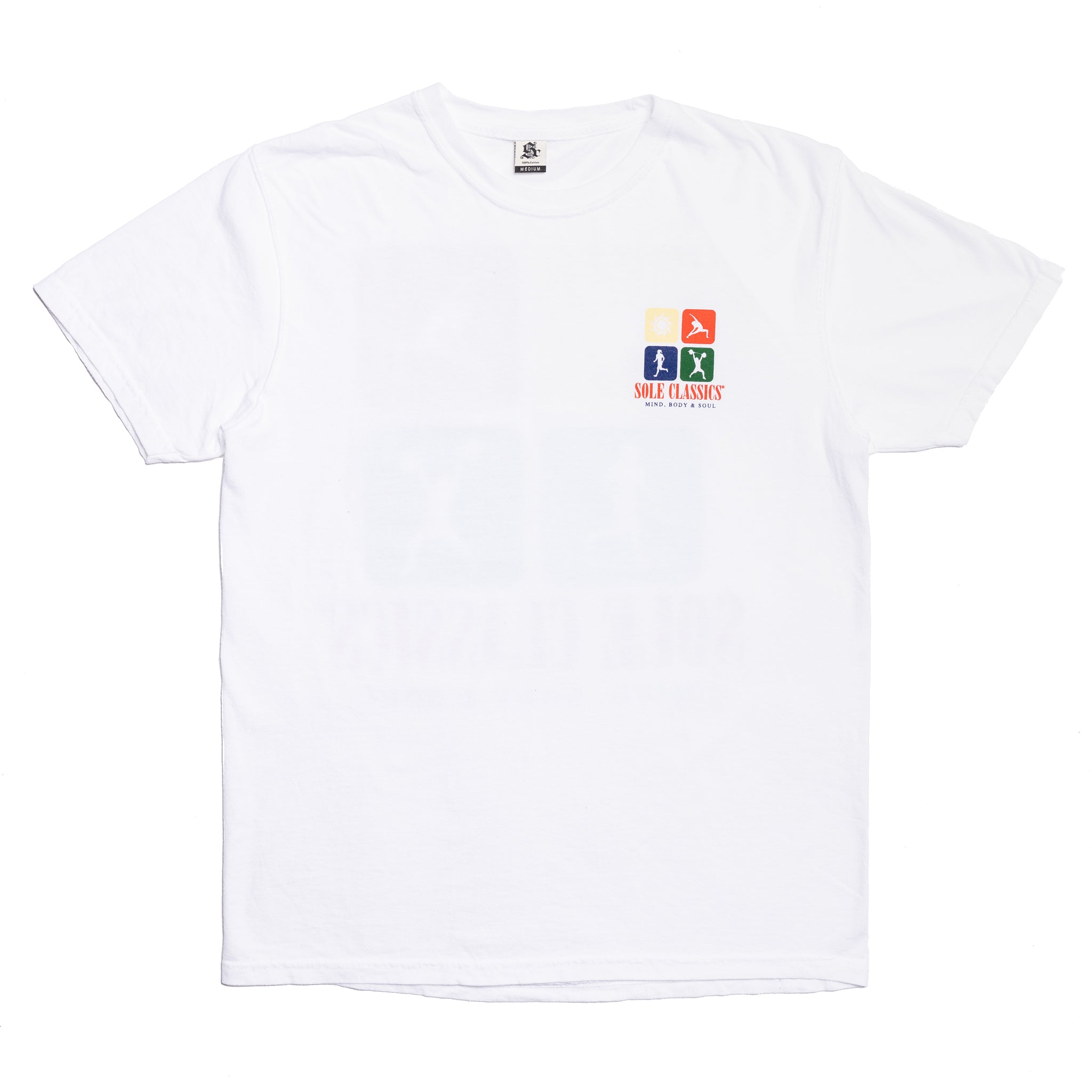 Sole Classics Mind Body & Soul SS Tee in White