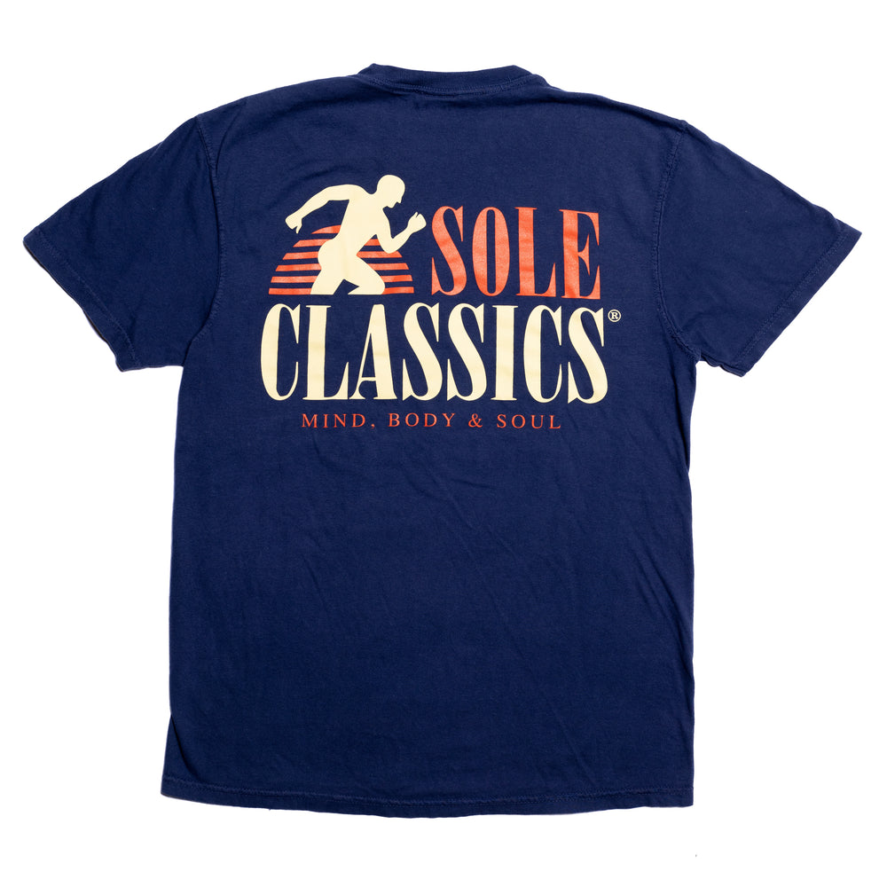 
                  
                    Load image into Gallery viewer, Sole Classics Run For Your Life SS Tee in Navy
                  
                