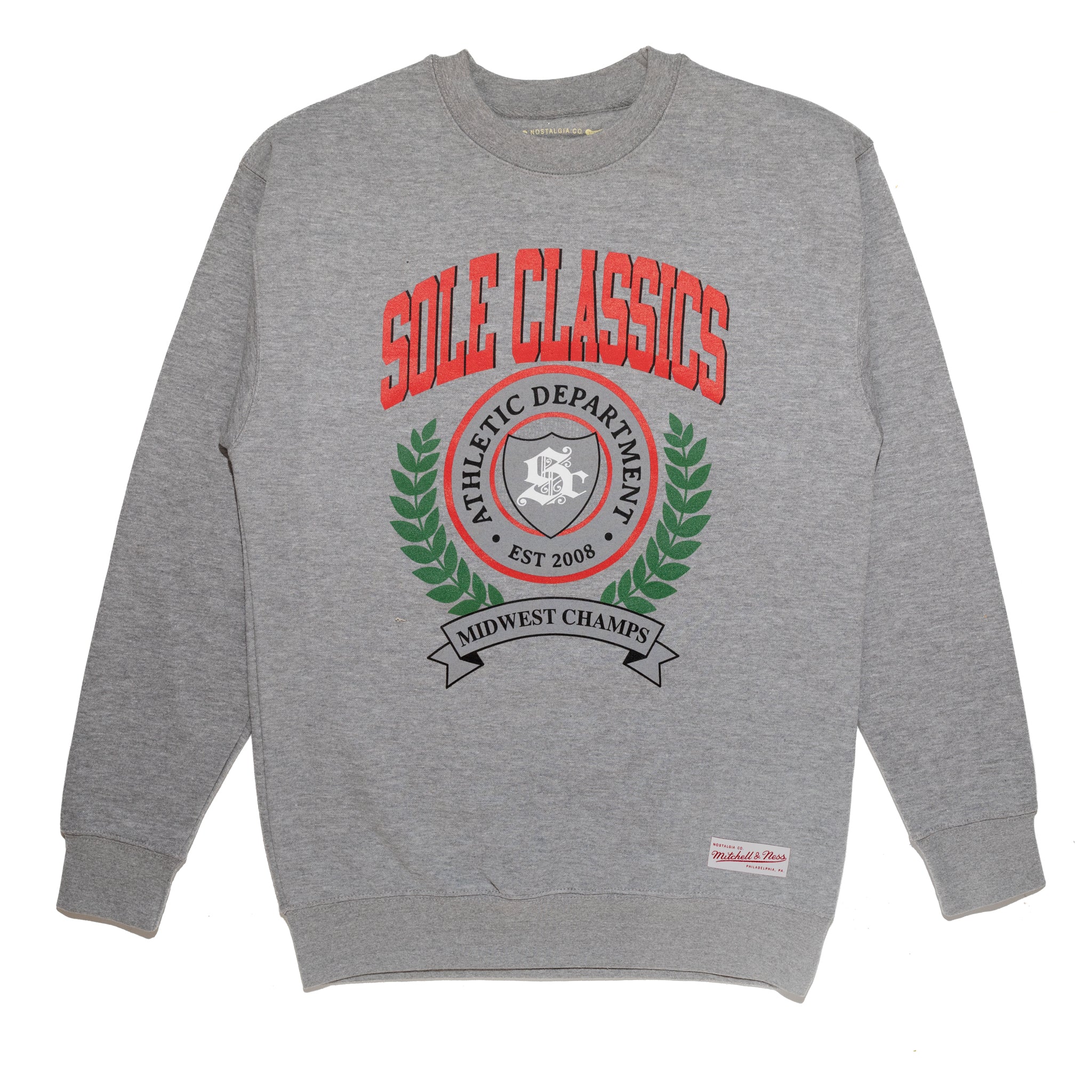 Sole Classics x Mitchell & Ness Wordmark Crewneck