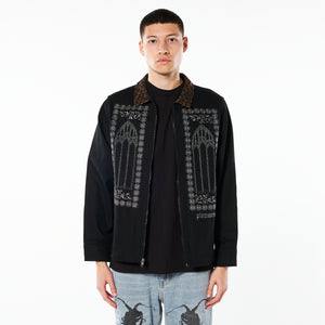 
                  
                    Load image into Gallery viewer, Pleasures Friction Work Jacket &amp;#39;Black&amp;#39;
                  
                