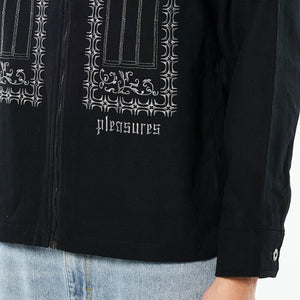 
                  
                    Load image into Gallery viewer, Pleasures Friction Work Jacket &amp;#39;Black&amp;#39;
                  
                
