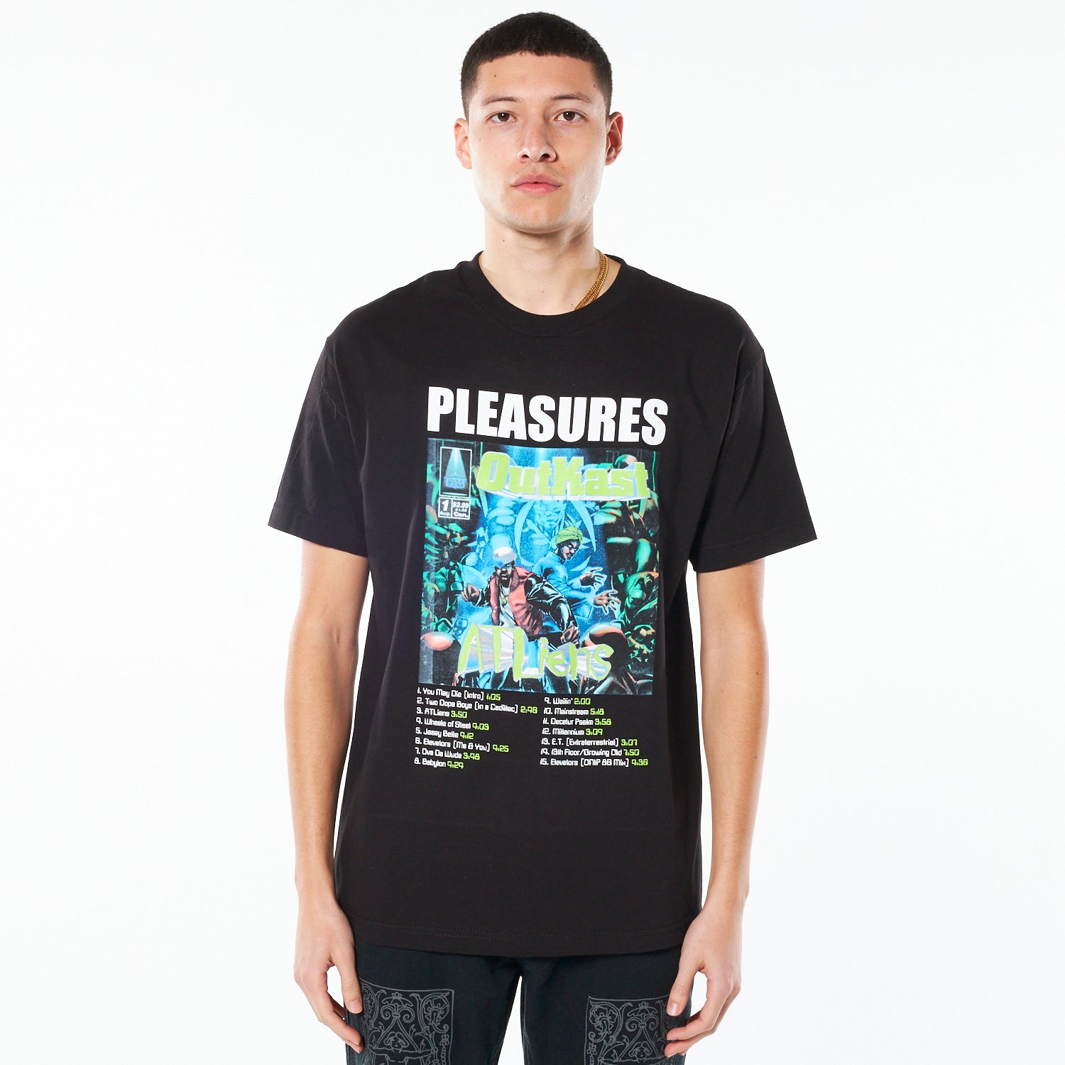 Pleasures ATLiens T-Shirt 'Black'