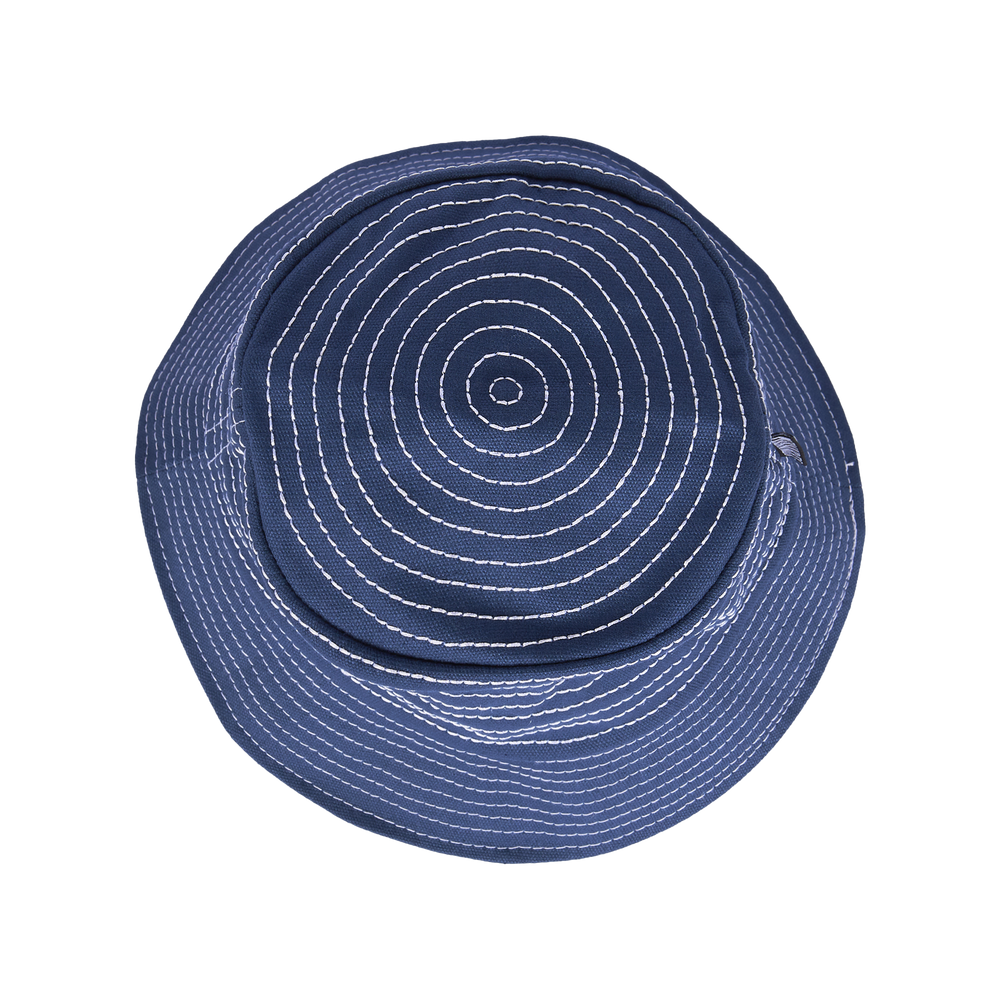 
                  
                    Load image into Gallery viewer, Pleasures Stitches Bucket Hat &amp;#39;Blue&amp;#39;
                  
                