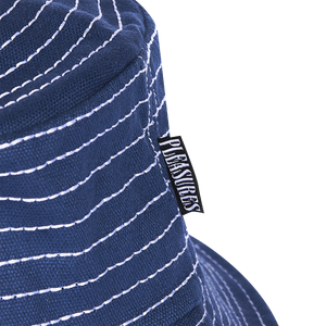 
                  
                    Load image into Gallery viewer, Pleasures Stitches Bucket Hat &amp;#39;Blue&amp;#39;
                  
                