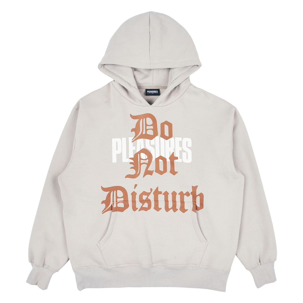 Pleasures Do Not Disturb Hoodie 'Silver'