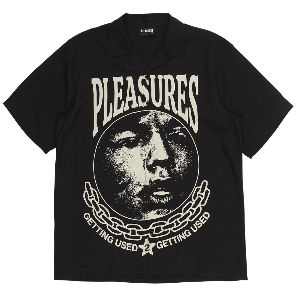 Pleasures Used Button Down Shirt 'Black'