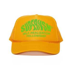 
                  
                    Load image into Gallery viewer, SUPERVSN Studio Self Realization Trucker Hat &amp;#39;Gold&amp;#39;
                  
                