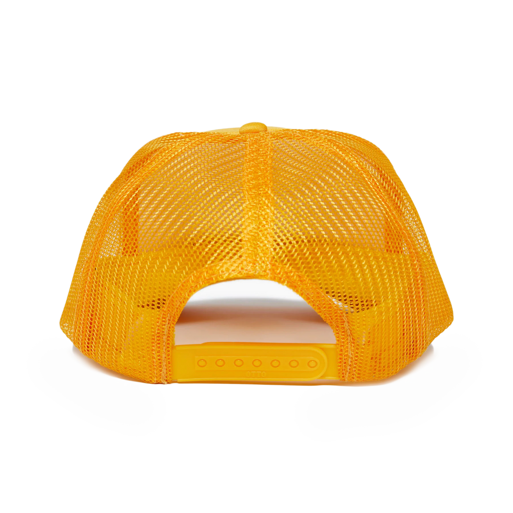 
                  
                    Load image into Gallery viewer, SUPERVSN Studio Self Realization Trucker Hat &amp;#39;Gold&amp;#39;
                  
                