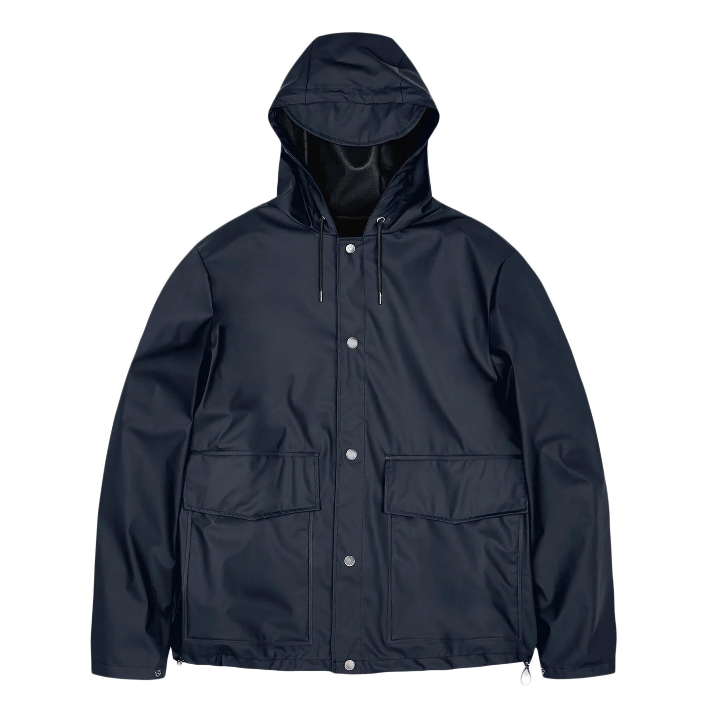 RAINS Short Hooded Coat 'Navy'