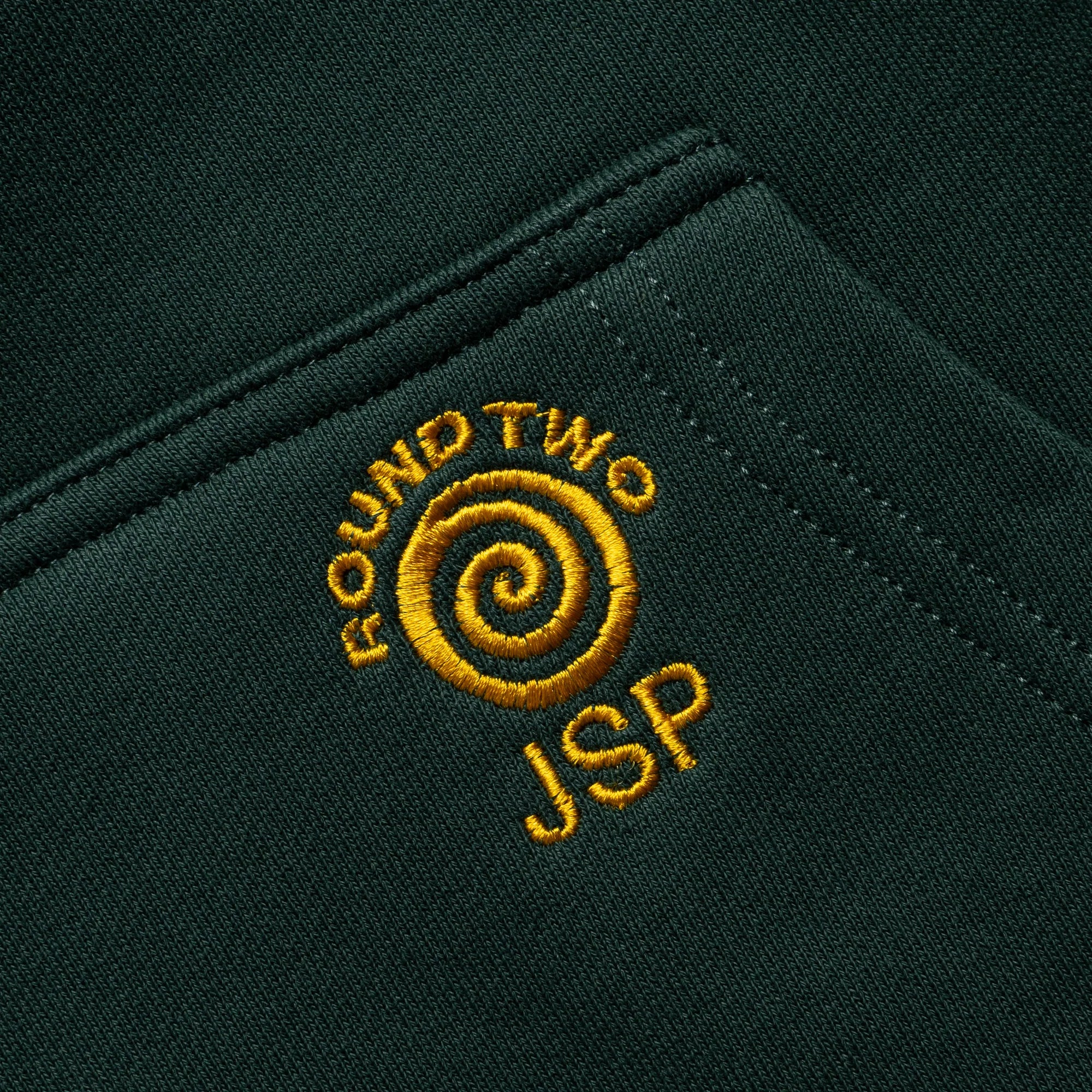 Round Two x JSP Hoodie 'Forest Green'