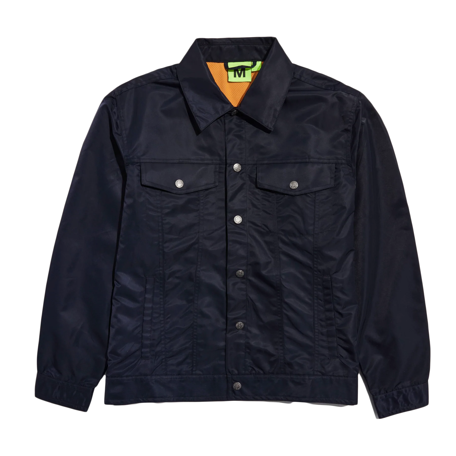 SUPERVSN Studio Nylon Trucker Jacket ' Navy'