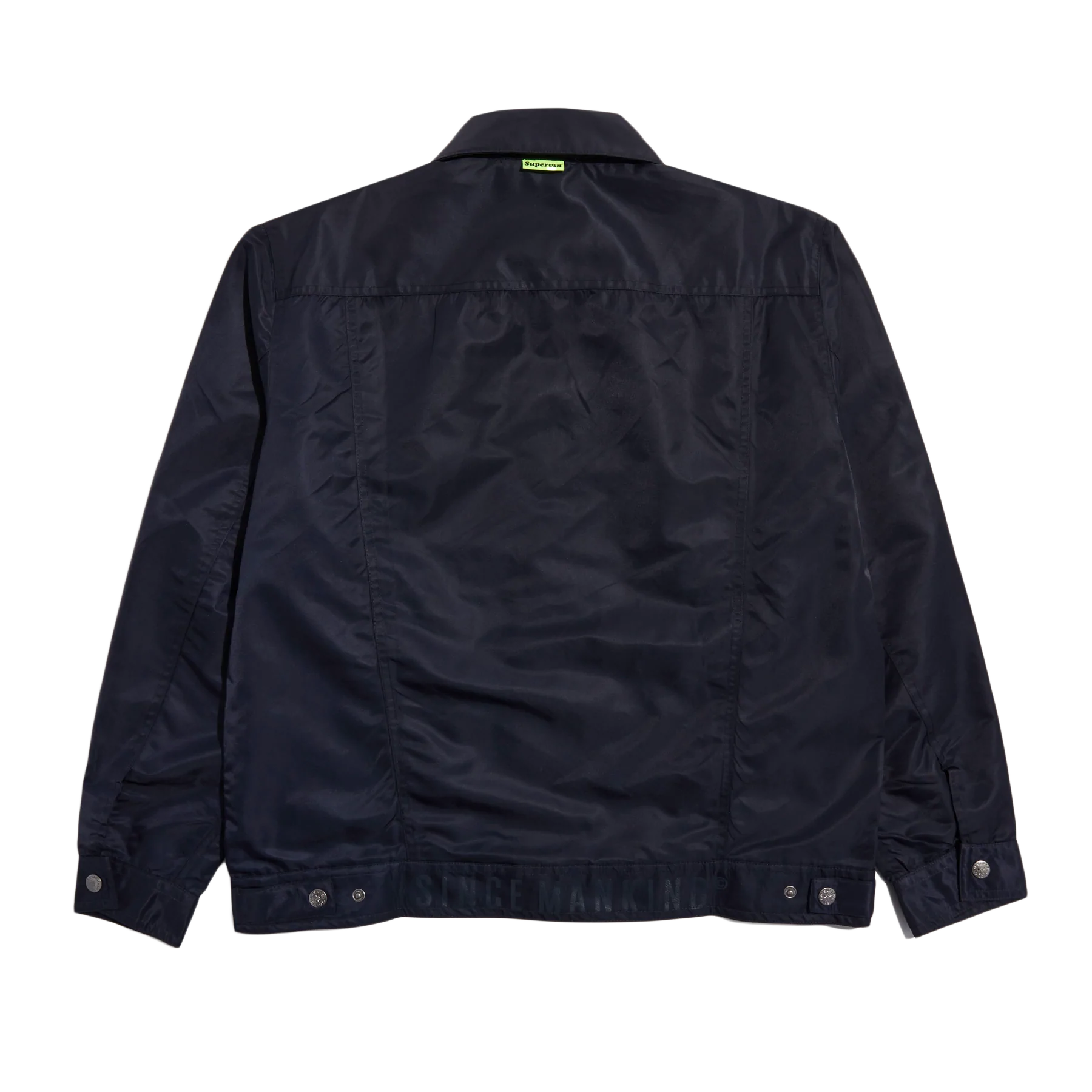 SUPERVSN Studio Nylon Trucker Jacket ' Navy'