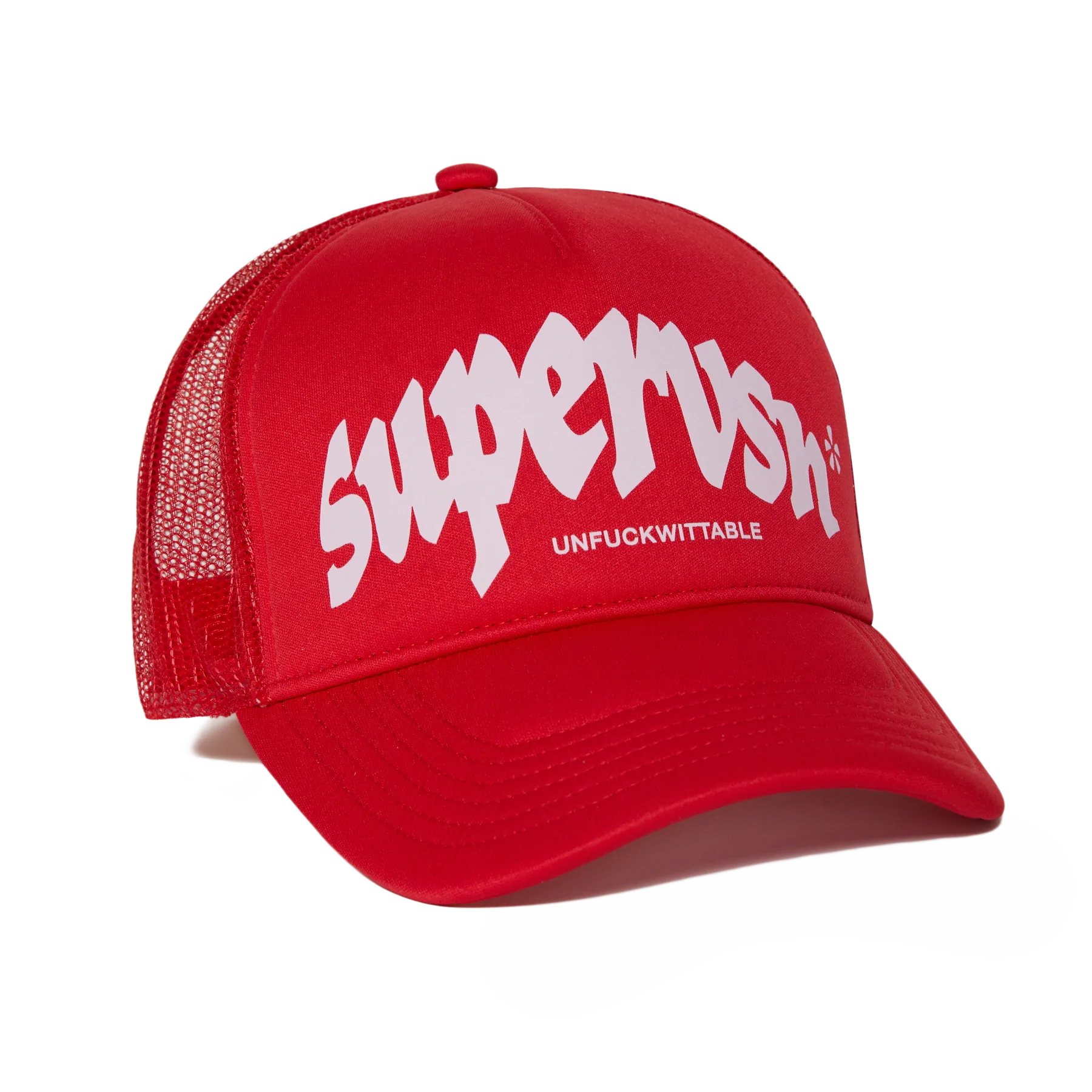 SUPERVSN Studio Legend Trucker Hat 'Red'
