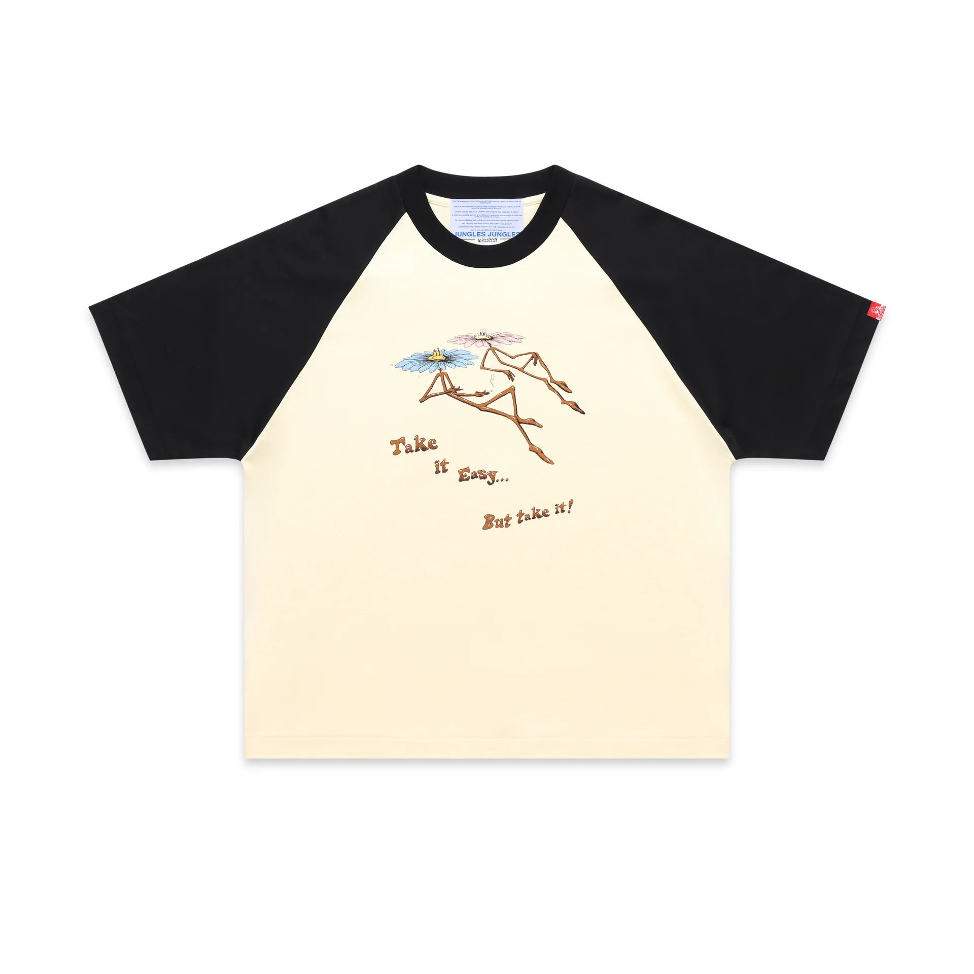 Jungles JUNGLES Take it Easy T-Shirt 'Black/White'