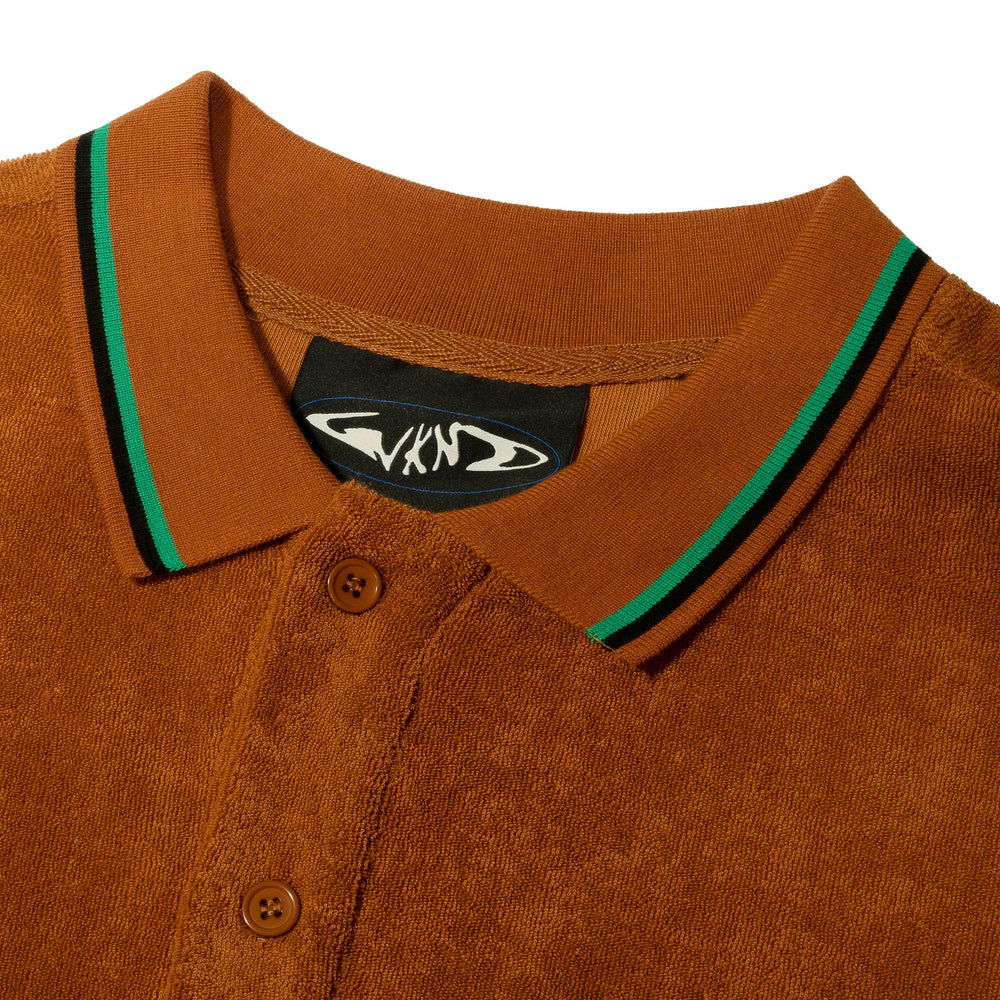 
                  
                    Load image into Gallery viewer, WKND Skateboard Terry Long Sleeve &amp;#39;Brown&amp;#39;
                  
                