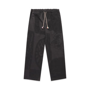
                  
                    Load image into Gallery viewer, Jungles JUNGLES Towelling Beach Pants &amp;#39;Black&amp;#39;
                  
                