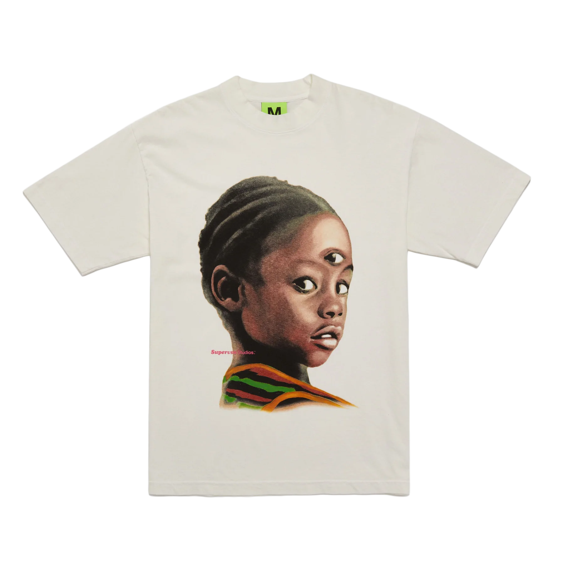 SUPERVSN Studio Third Eye T-Shirt 'Bone'