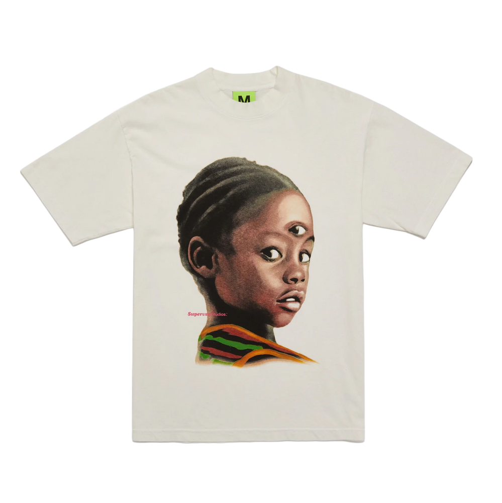 SUPERVSN Studio Third Eye T-Shirt 'Bone'