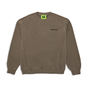 
                  
                    Load image into Gallery viewer, SUPERVSN Studio Starburst Crewneck Sweatshirt &amp;#39; Brown&amp;#39;
                  
                