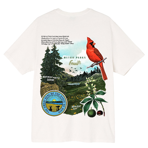 The Fruit Mkt Ohio National Parks Tee 'Ivory'