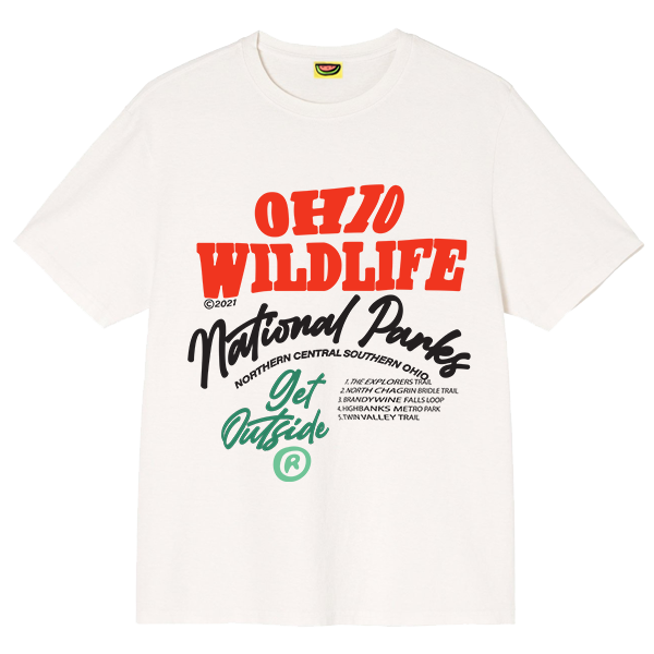 The Fruit Mkt Ohio National Parks Tee 'Ivory'