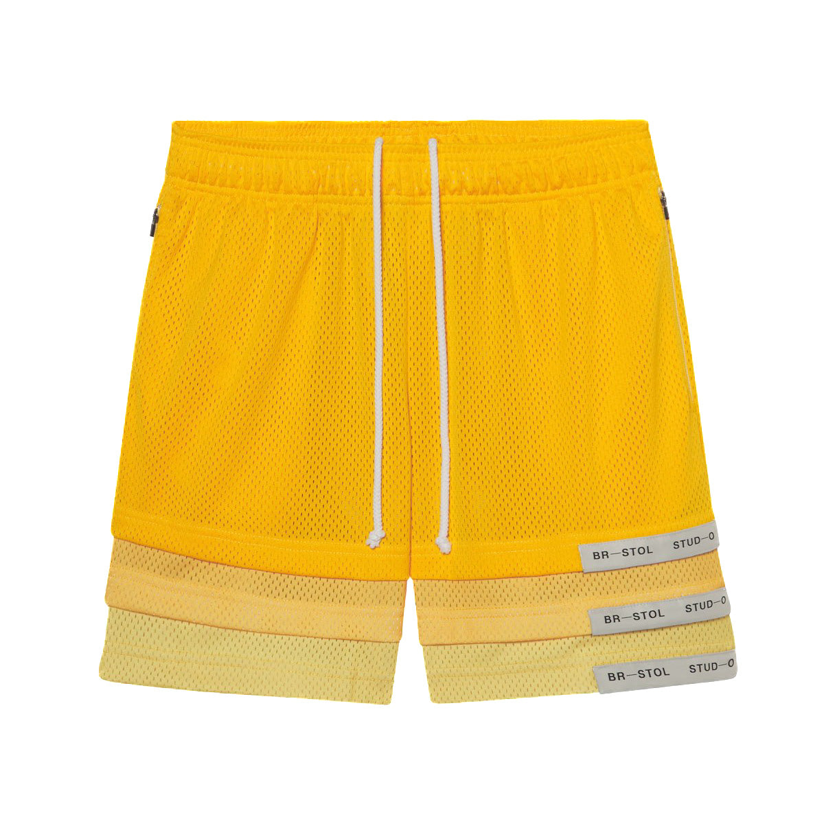 Bristol Studio Triple Hem Shorts 'Yellow'