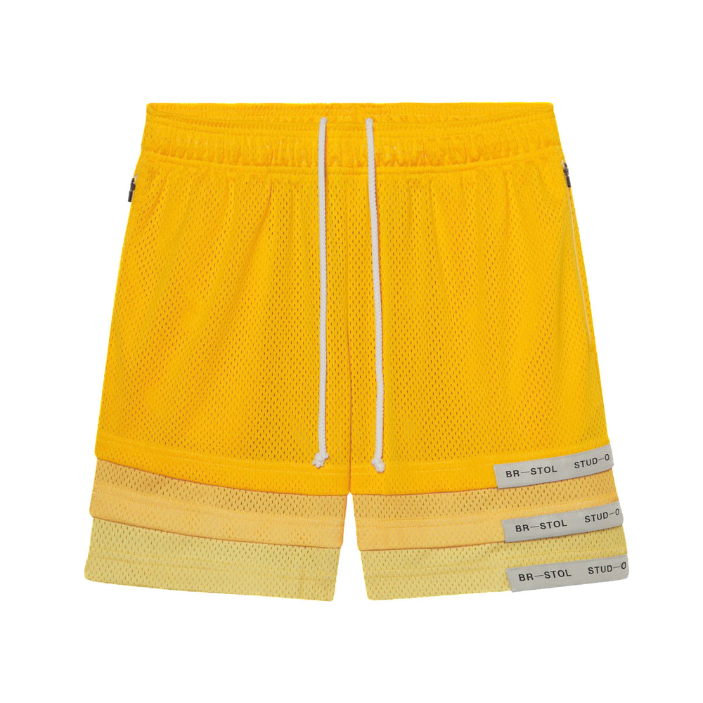 Bristol Studio Triple Hem Shorts 'Yellow'