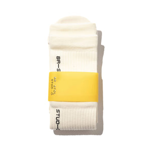 
                  
                    Load image into Gallery viewer, Bristol Studio Double Hem Socks &amp;#39;White&amp;#39;
                  
                