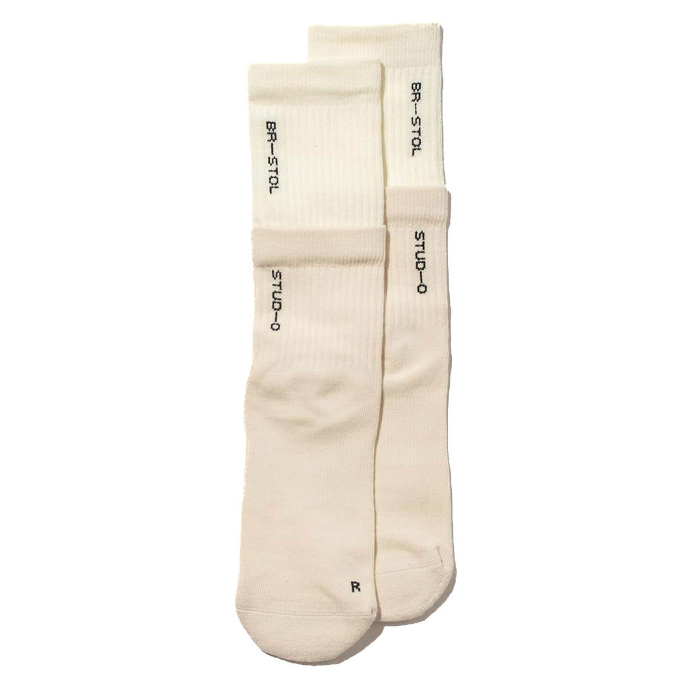 
                  
                    Load image into Gallery viewer, Bristol Studio Double Hem Socks &amp;#39;White&amp;#39;
                  
                