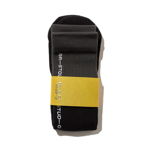 
                  
                    Load image into Gallery viewer, Bristol Studio Double Hem Socks &amp;#39;Black&amp;#39;
                  
                