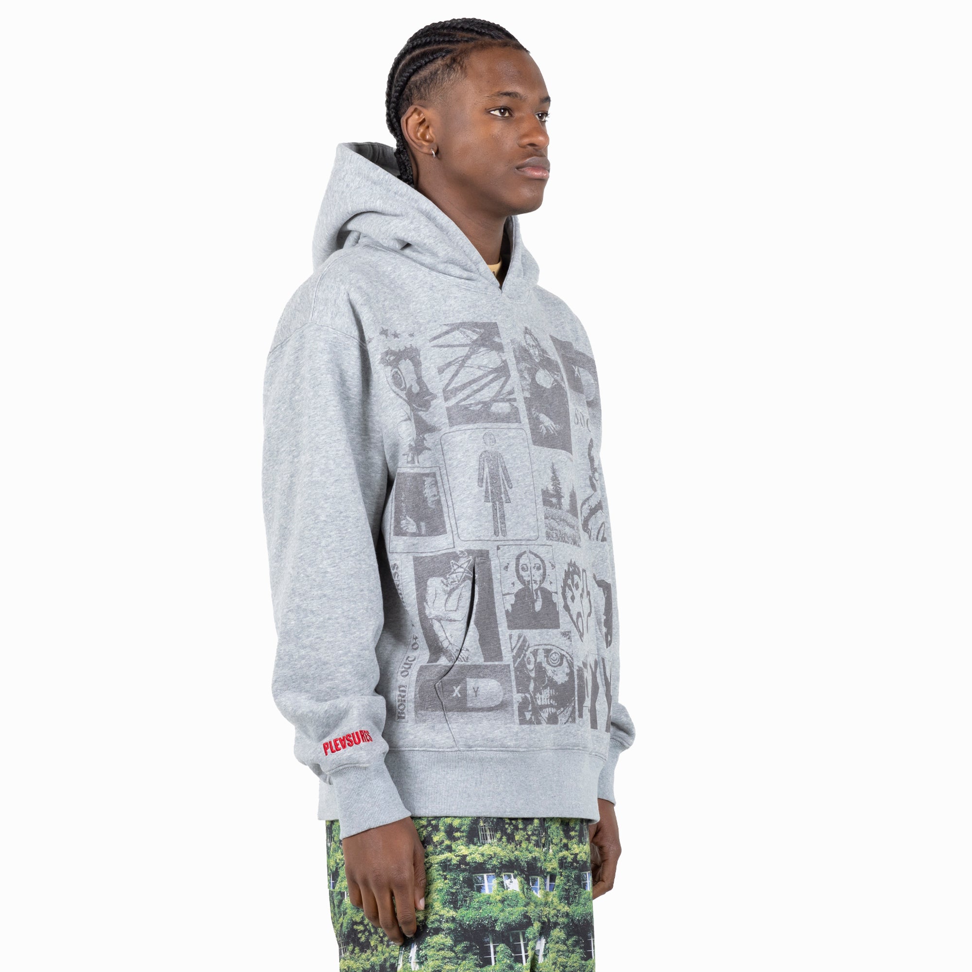 Pleasures Choices Hoodie 'Grey'