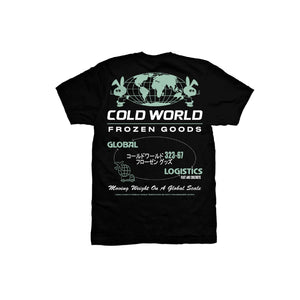 
                  
                    Load image into Gallery viewer, Cold World Frozen Goods Global Logistics T-Shirt &amp;#39;Black&amp;#39;
                  
                